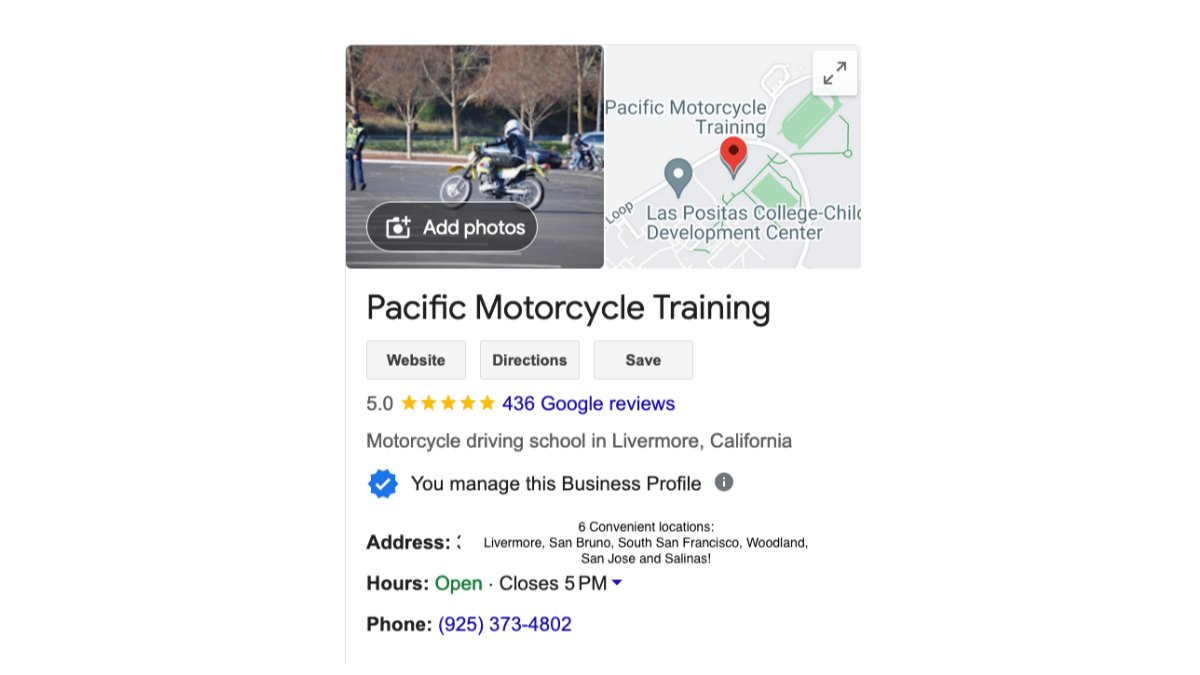 Pacific Motorcycle Training
