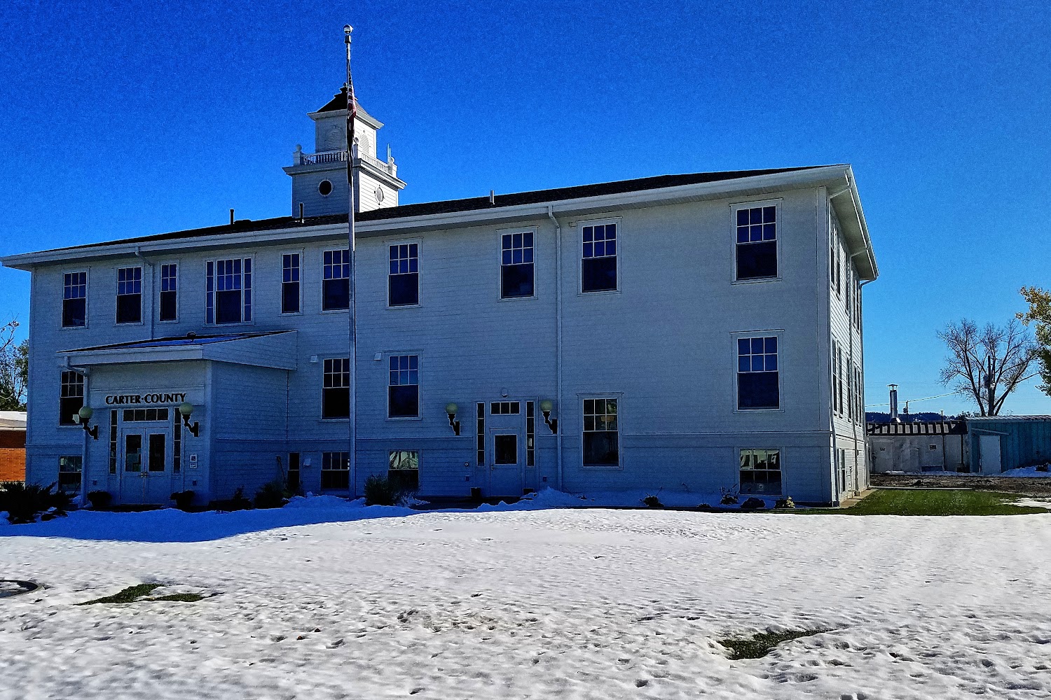 County Treasurer's Office in Ekalaka, MT