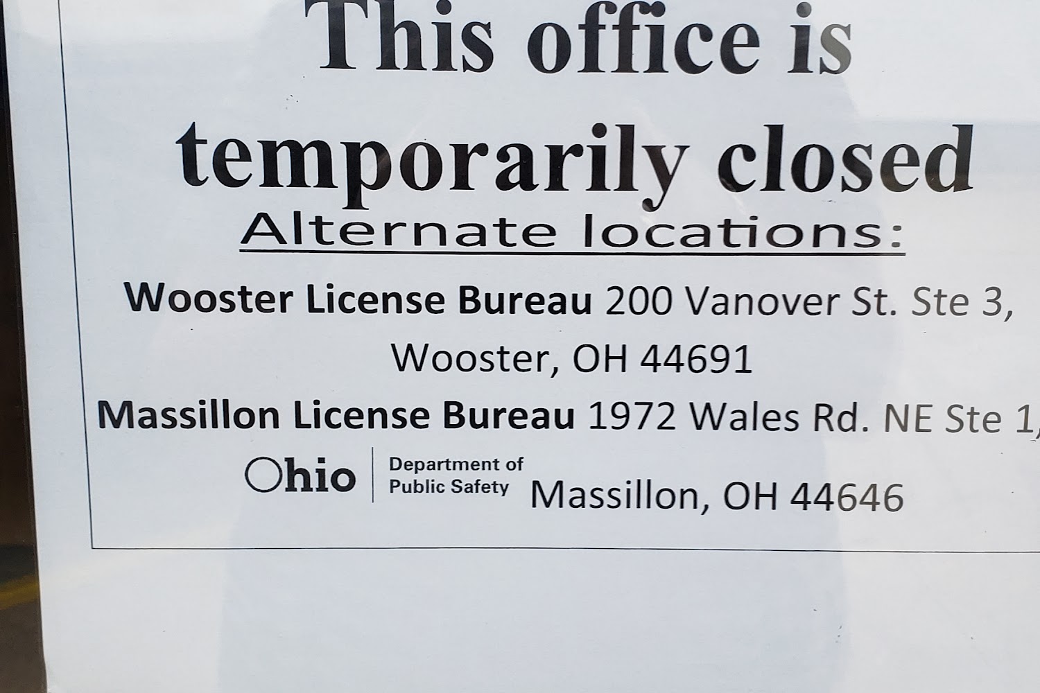 Deputy Registrar License Agency in Orrville, OH