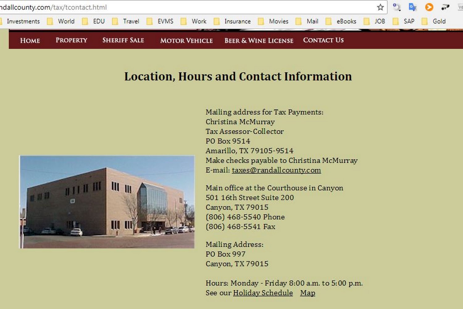 Randall County Registration & Titling in Canyon, TX