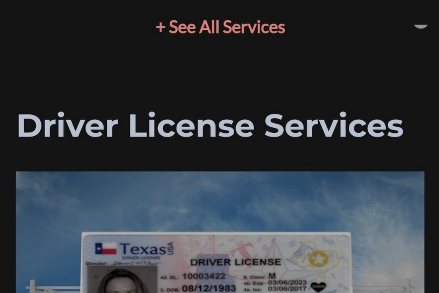 Driver License Office in Madisonville, TX