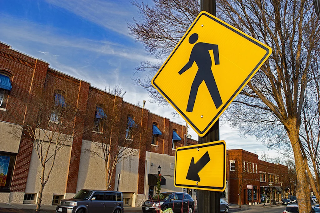 Street context for this traffic sign