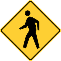 Pedestrian Crossing Sign