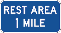 Rest Area Sign