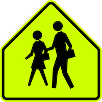 School Crossing Sign