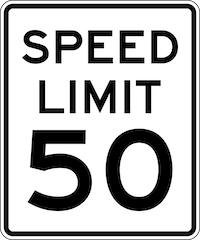 Speed Limit Sign